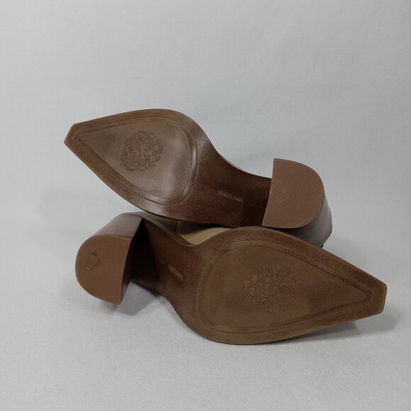 VINCE CAMUTO Womens Welland Ankle Boot In Tan Suede Leather Size 7 - Picture 15 of 16